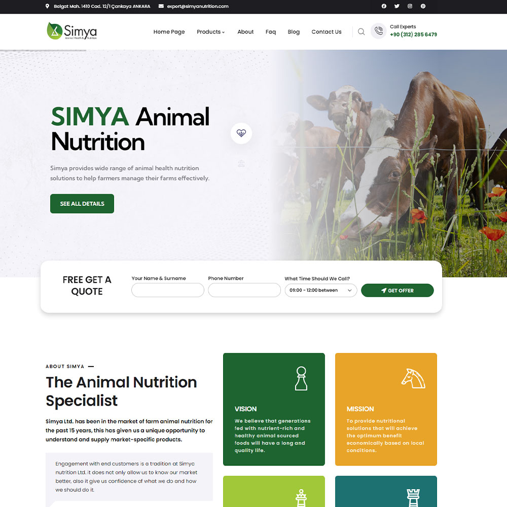 Simya Nutrition and Animal Health